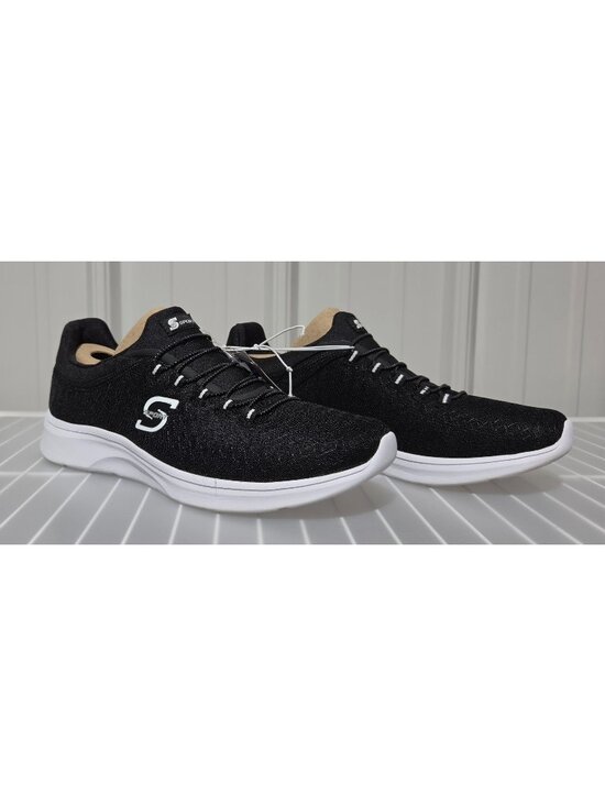 Skechers Shoes - Skechers S Sport Rummie 2.0 Black & White Trim Athletic Sneakers -- Women's 11